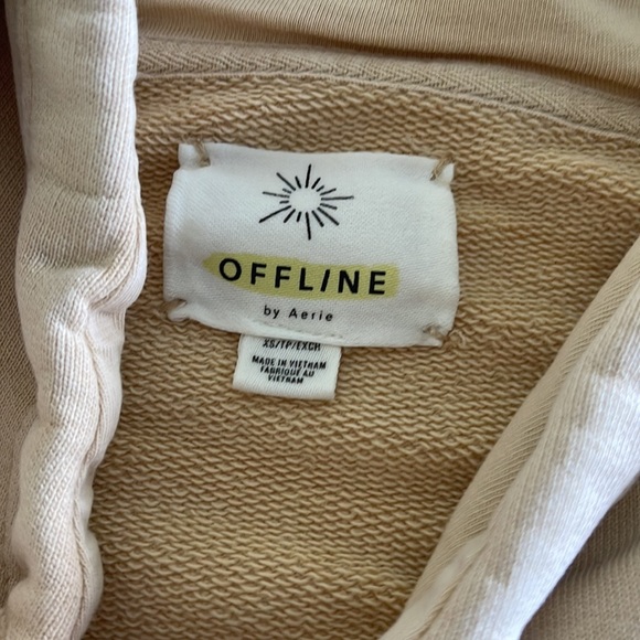 Aerie “Offline” Oversized Hoodie - Cream - size XS - Picture 3 of 5